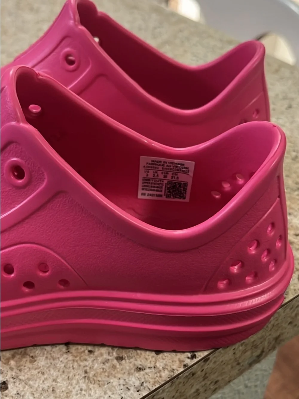 Converse Kids Pink Slip-On Shoes with White Toe Youth Size 3